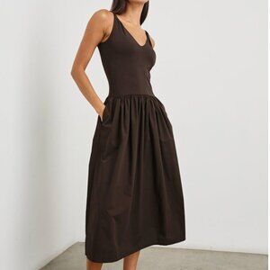 Rails Brown Midi Dress